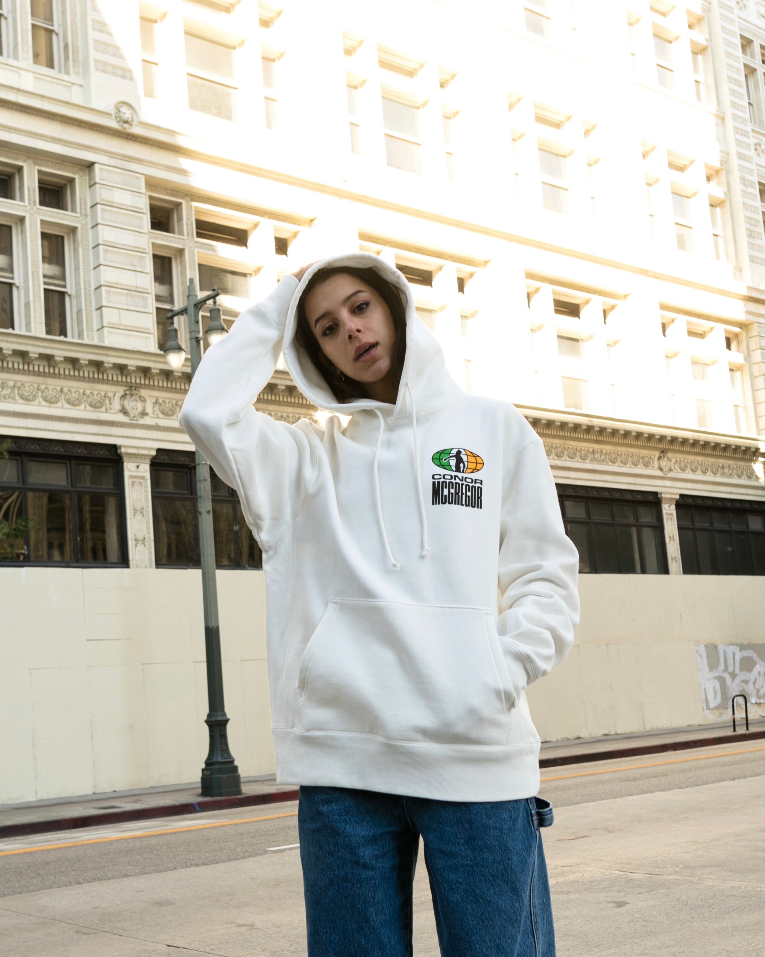 CM White Hoodie
